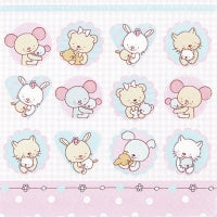 Napkins, Luncheon - Little Family Girl