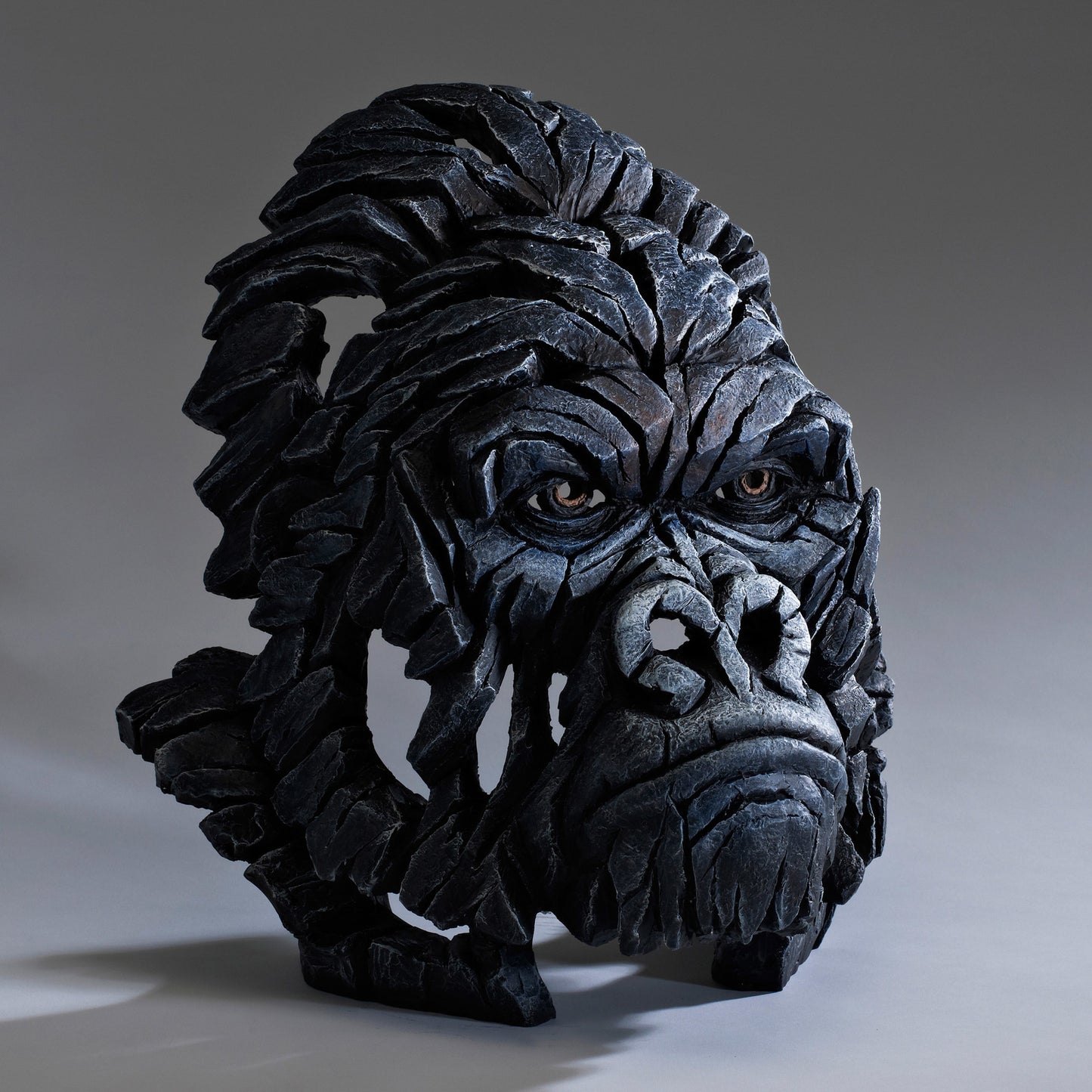 Gorilla Bust, Gorilla Statue, Gorilla Head, Gorilla Sculpture, Edge Sculpture, Unique Gift