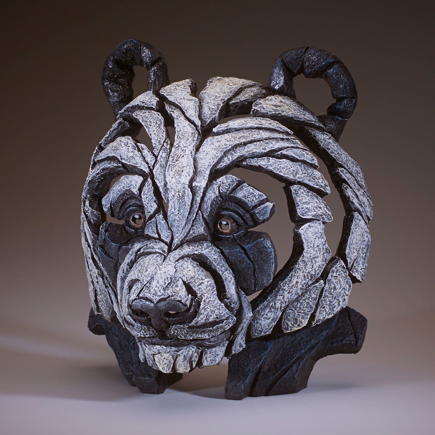 Panda Bust, Panda Bear Sculpture, Panda Head, Good Luck Gift, Edge Sculpture, Unique Gift