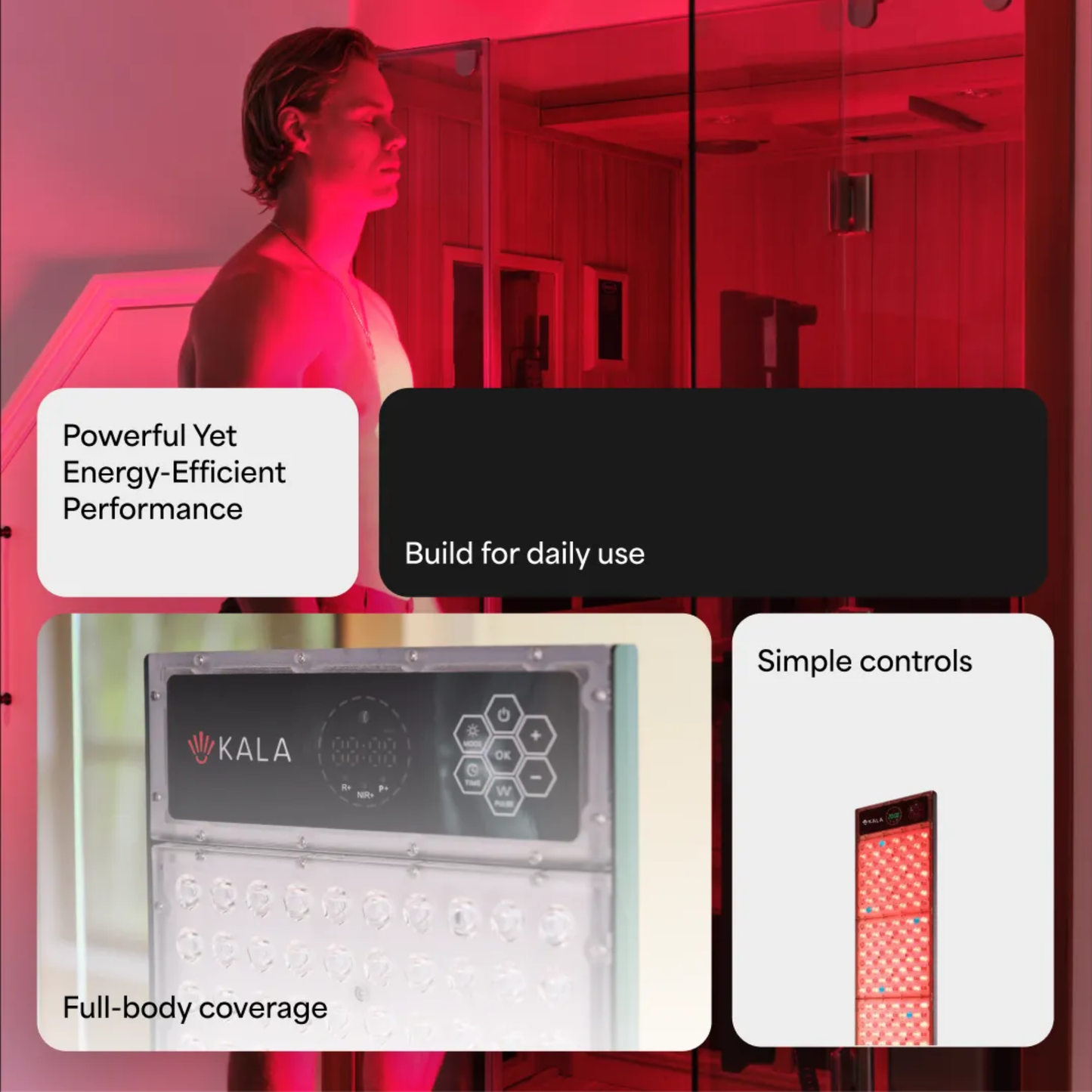 Kala Red Light - Sauna Panel