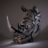 White Rhino, Rhino Bust, Rhinoceros Statue, Rhinoceros Sculpture, Edge Sculpture, African Wildlife 