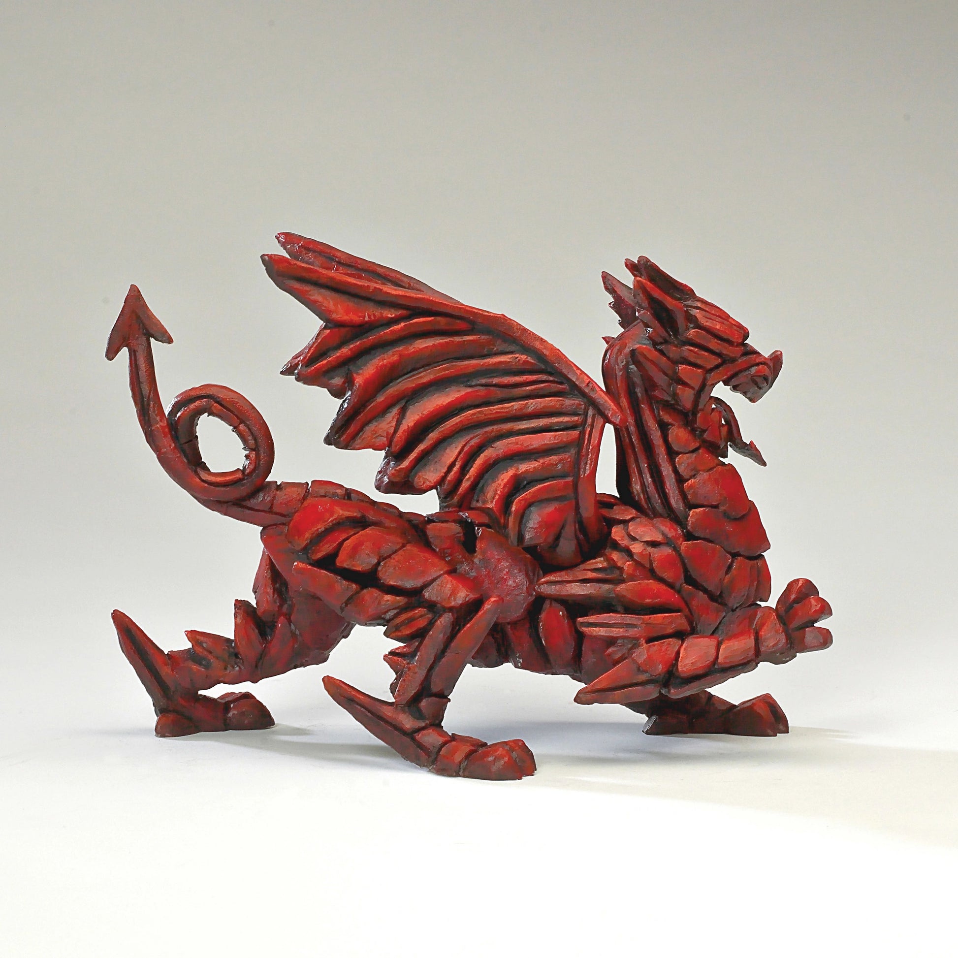 Red Dragon Statue, Edge Sculpture, Year of the Dragon Gift