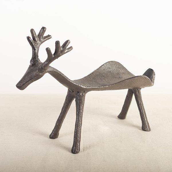 Decorative Cast Iron Bottle Holder Deer