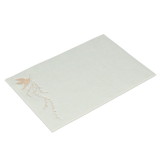 Placemat Felt Stitched Dove