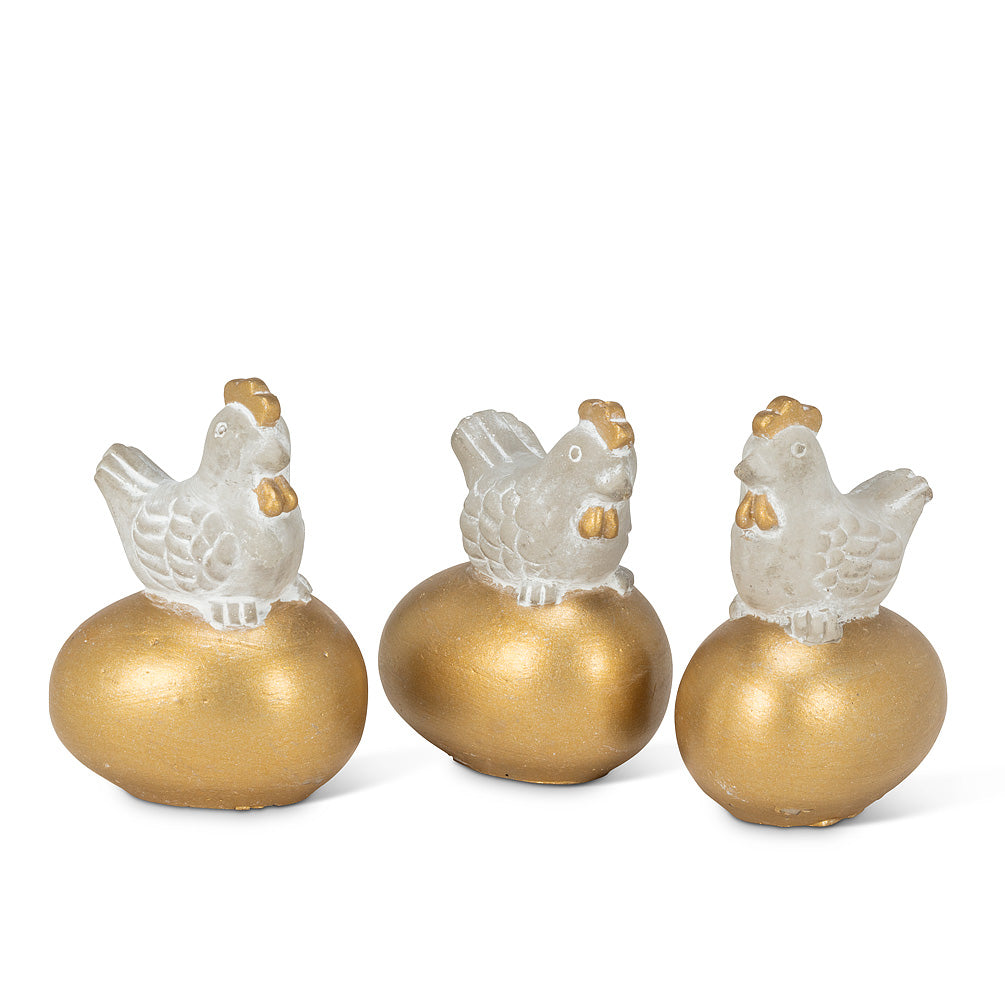 Accent Golden Eggs & Chickens