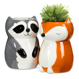 Planter / Vase Sitting Fox