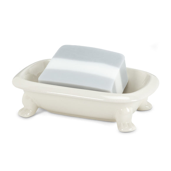 Soap Dish Bathtub, Ivory
