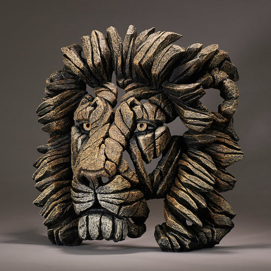 Lion Bust, Lion Head, Lion Statue, Lion Sculpture, Edge Sculpture, Lion Theme, The Lion King Gift