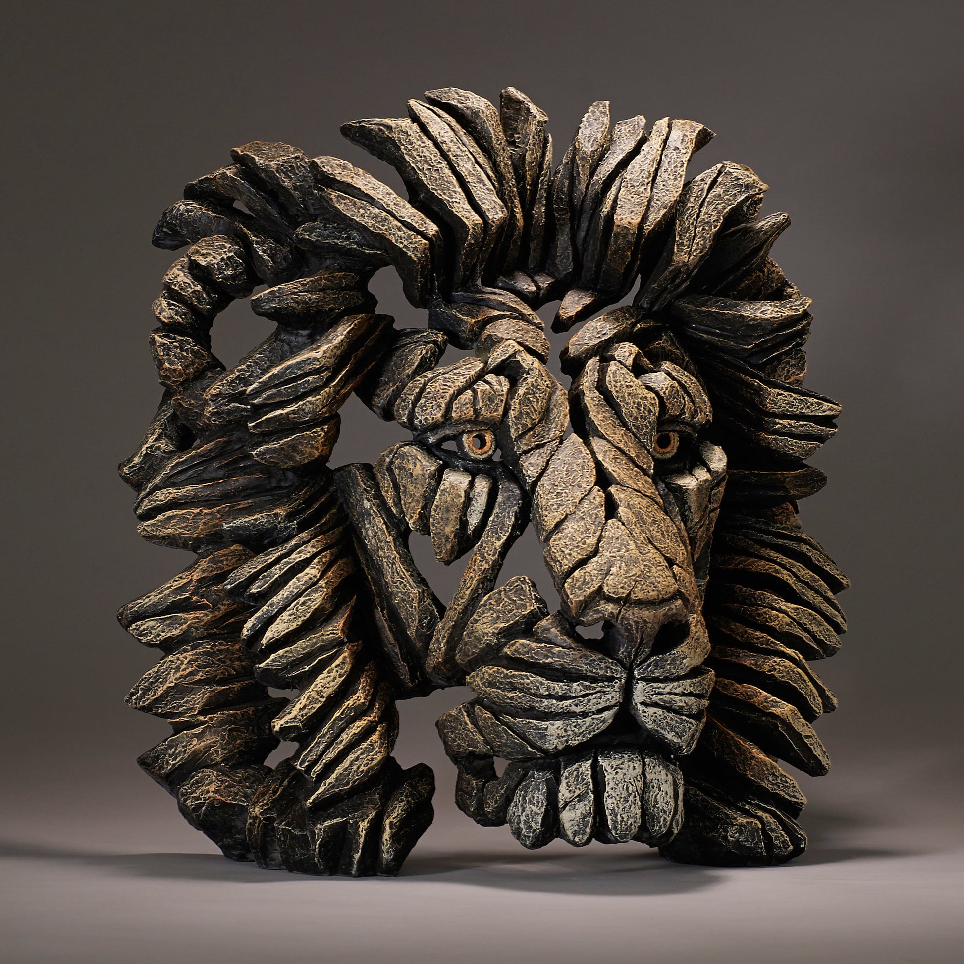 Lion Bust, Lion Head, Lion Statue, Lion Sculpture, Edge Sculpture, Lion Theme, The Lion King Gift