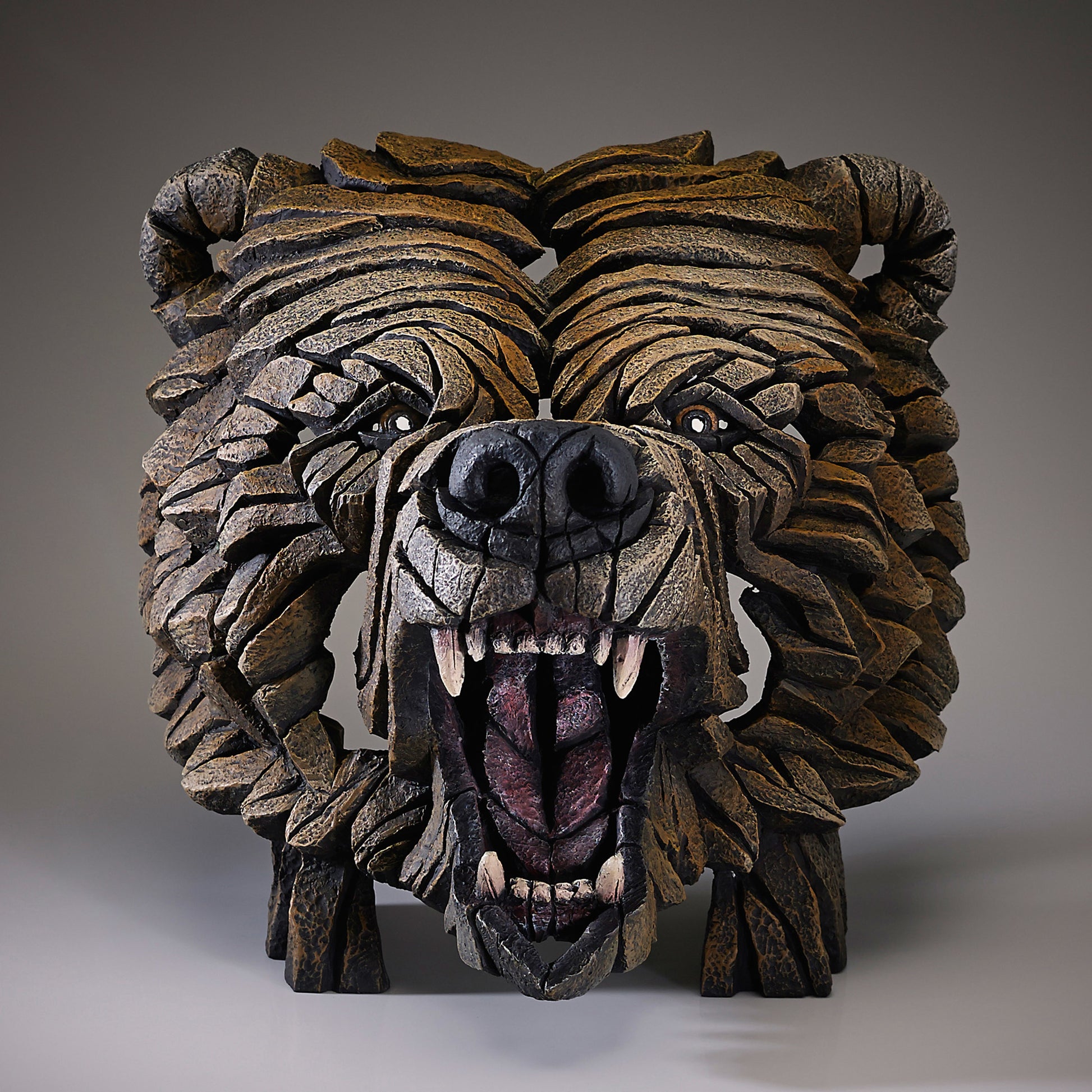 Bear Bust. Bear Head Sculpture, Grizzly Bear Statue