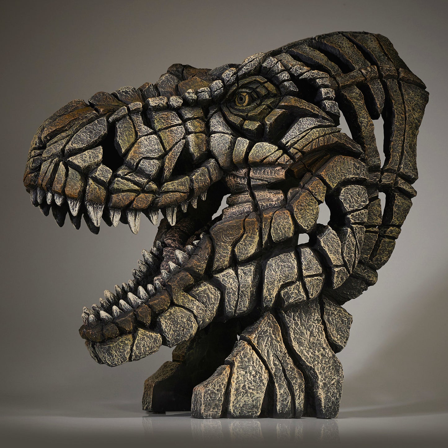 Dinosaur Statue, T-Rex Bust, T-Rex Sculpture, Edge Sculpture, Dinosaur theme, Unique Gift