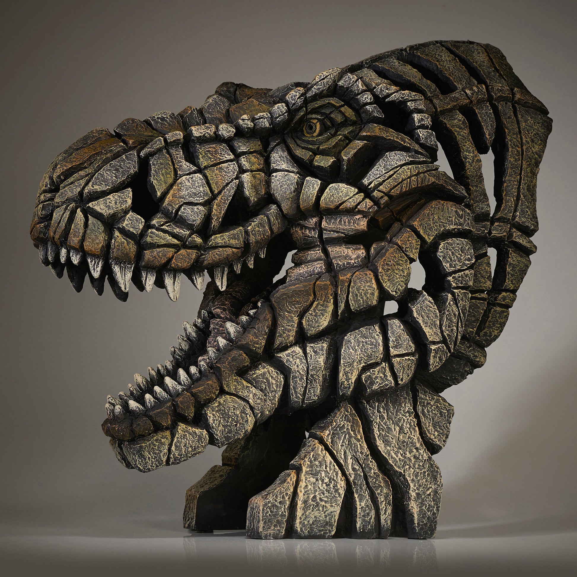 Dinosaur Statue, T-Rex Bust, T-Rex Sculpture, Edge Sculpture, Dinosaur theme, Unique Gift