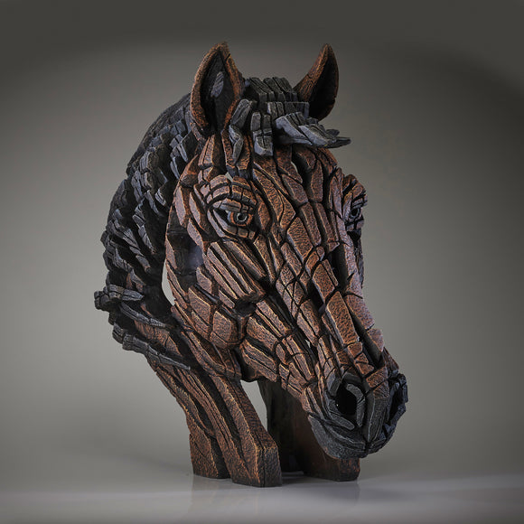 Horse Statue, Horse Bust, Edge Sculpture, Horse Head, Mantlepiece, Horse Gifts, Impressive Gift