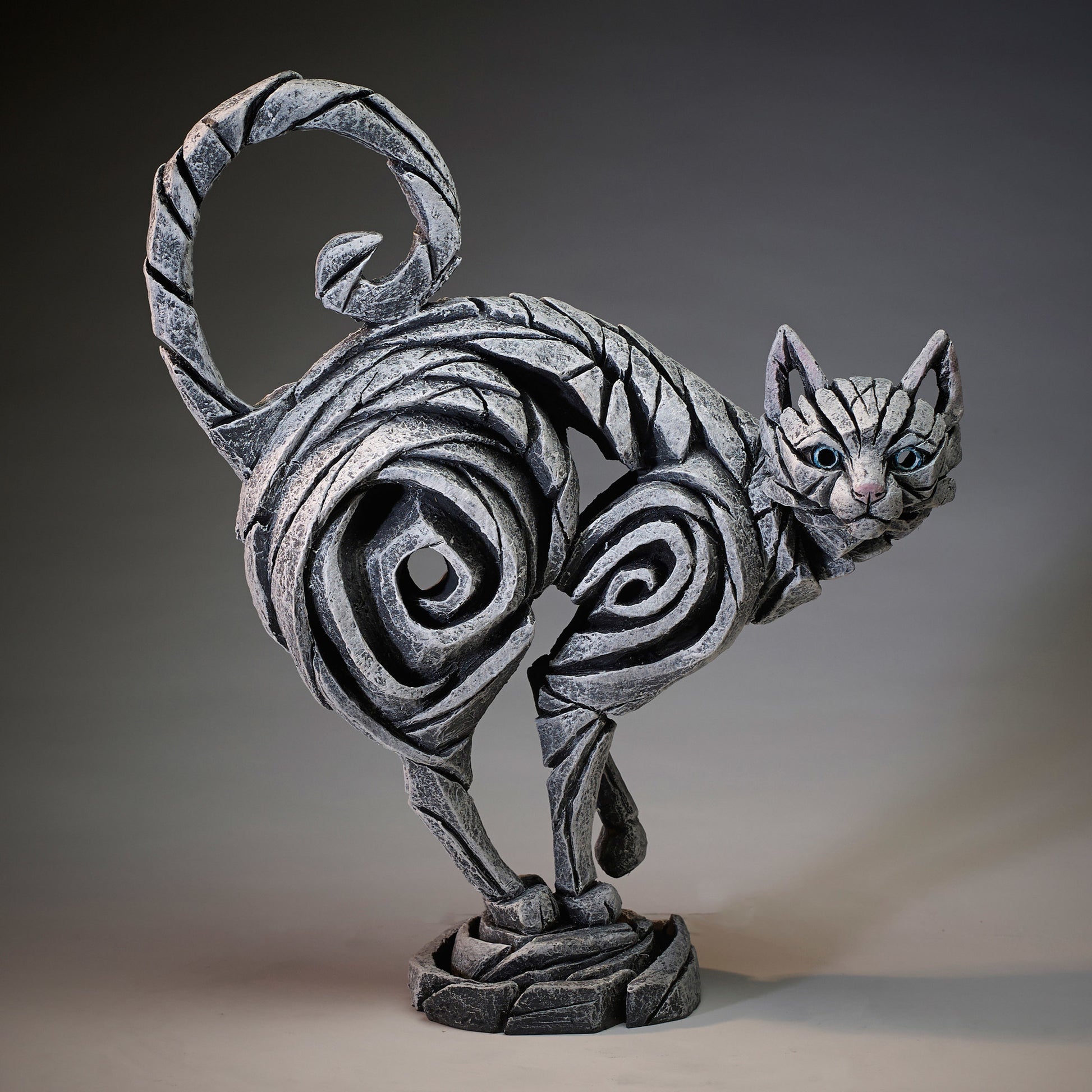 Cat Sculpture, Cat Statue,  Cat person gift, Edge Scuplture