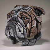 Bulldog Statue, Bulldog Bust, Bulldog Sculpture, Edge Sculpture, English Bulldog Gift
