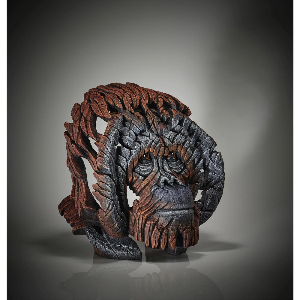 Orangutan Statue, Orangutan Sculpture, Orangutan Bust, Edge Sculpture, Unique Gift