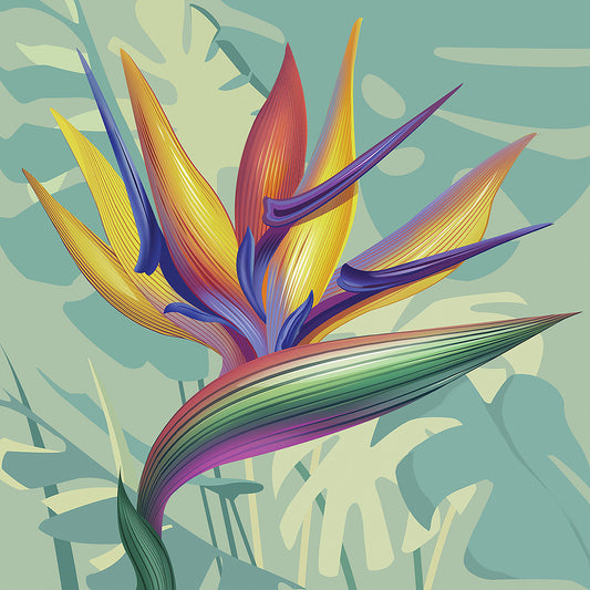 Napkins, Luncheon - Bird of Paradise