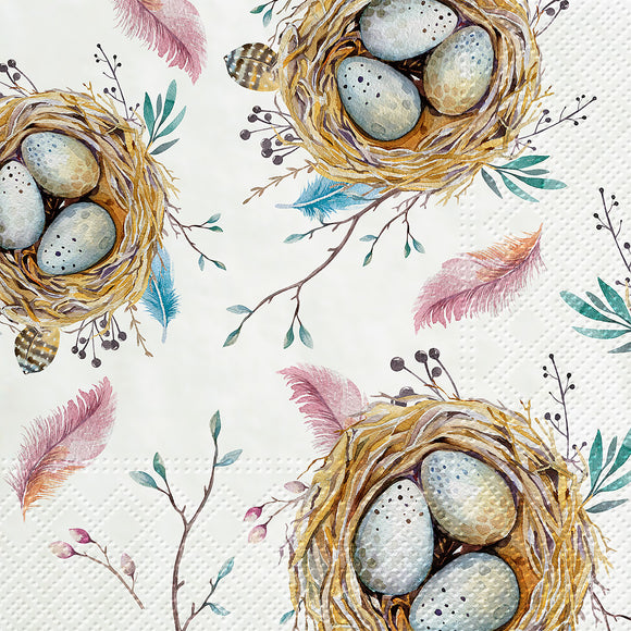 Napkins, Luncheon - Easter Bird Nest