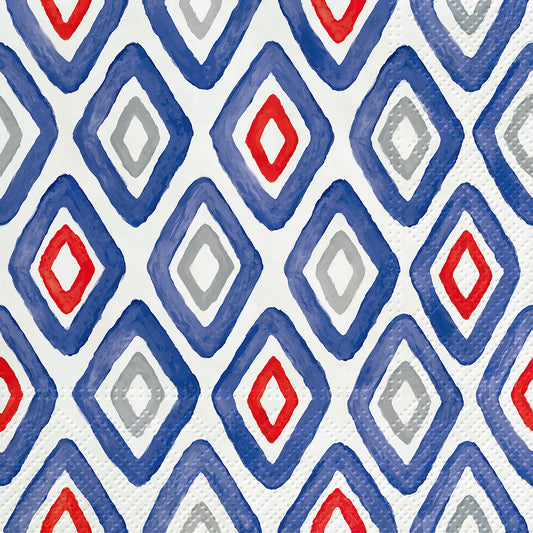 Napkins, Luncheon - Watercolour Rhombus