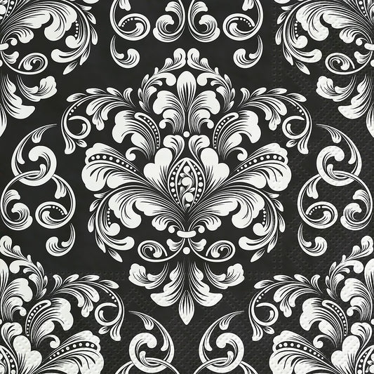 Napkins, Luncheon - Beautiful Moments Black