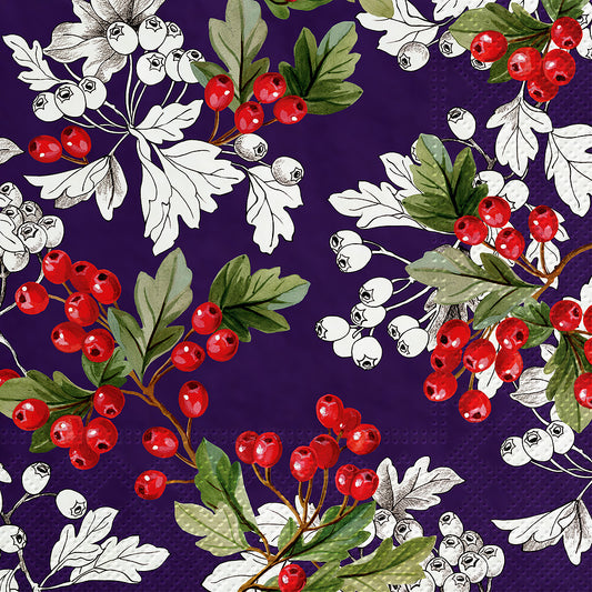 Napkins, Luncheon - Hawthorn Berry