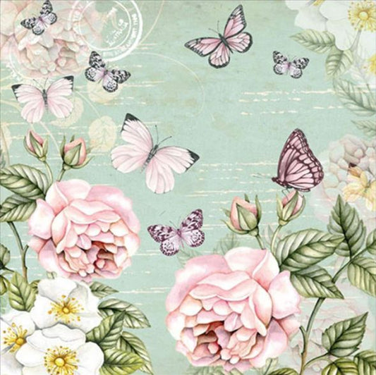 Napkins, Luncheon - Botanical Green